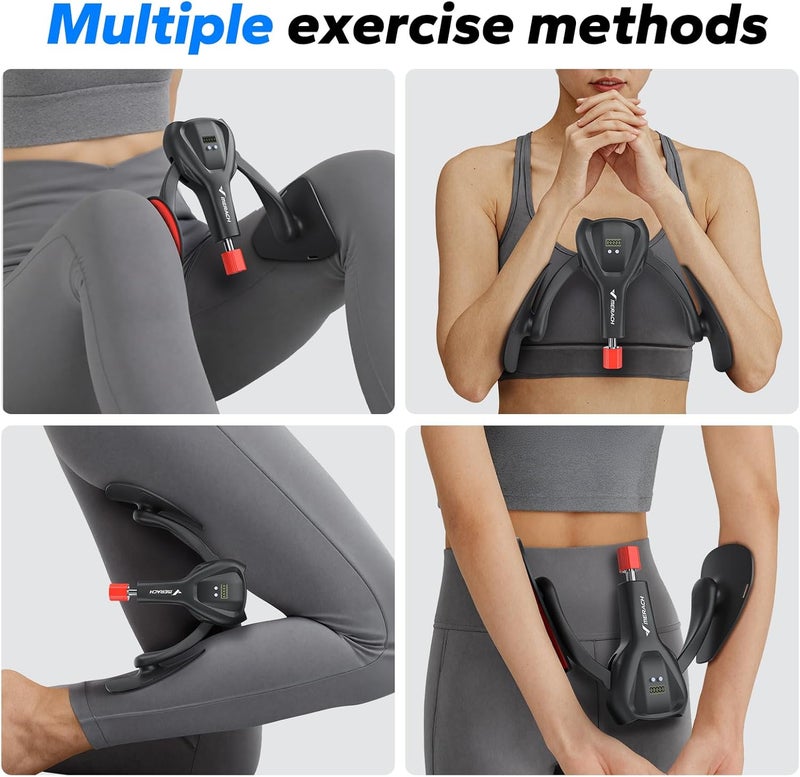 Merach Thigh Trainer, 0-110 lbs Adjustable Resistance with Display Counter, Kegel Pelvic Floor Exerciser, Inner Thigh Trainer for Women Men, Home Workout Equipment for Hip/Arm/Butt - Image 2